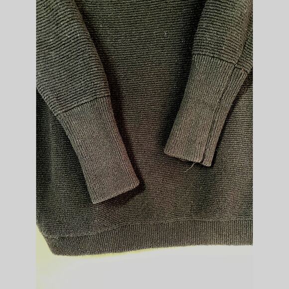 FREE‎ PEOPLE Cowl Neck Sweater Sz S Cotton Blend Oversized Textured Minimal Cozy - Picture 7 of 11